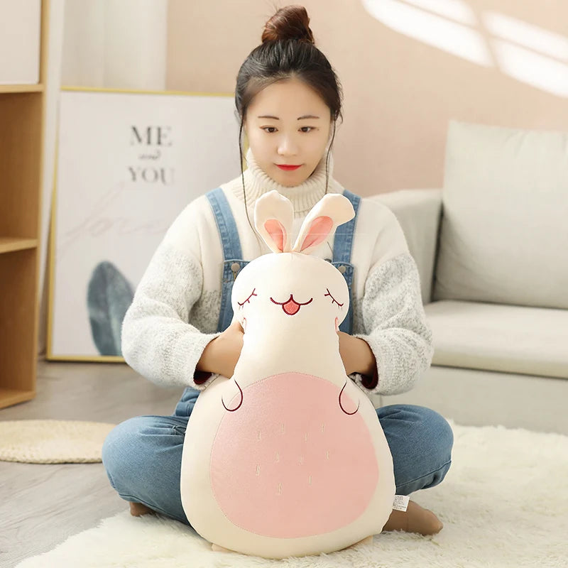 45/60CM Squishy Toy Kawaii Animal Fat Dinosaur Shiba Inu Dog Pillow Plush Toys Cute Rabbit Doll Girls Bed Sleeping Cushion
