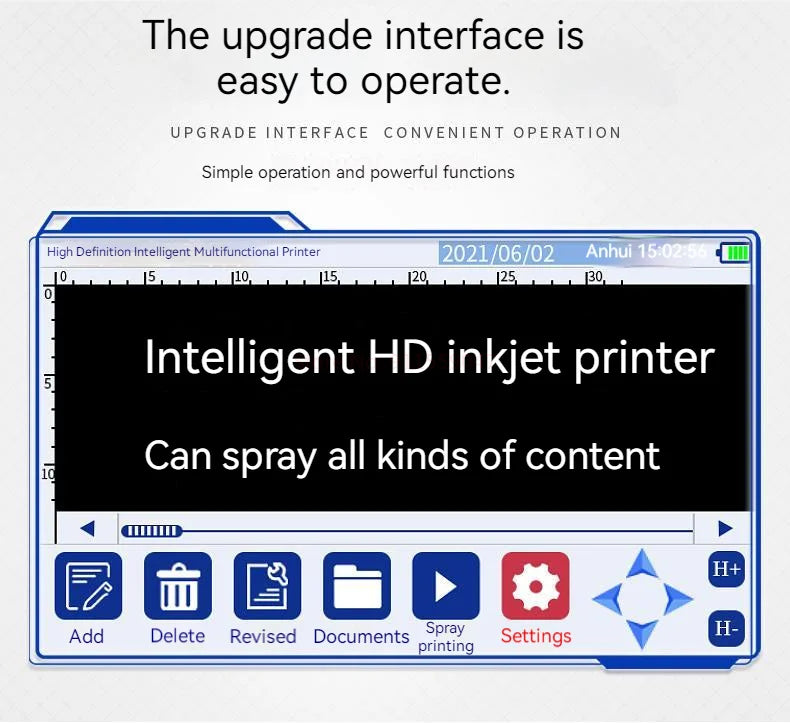 CJ780 fully automatic handheld online inkjet printer small handheld inkjet printer production date intelligent coding machine