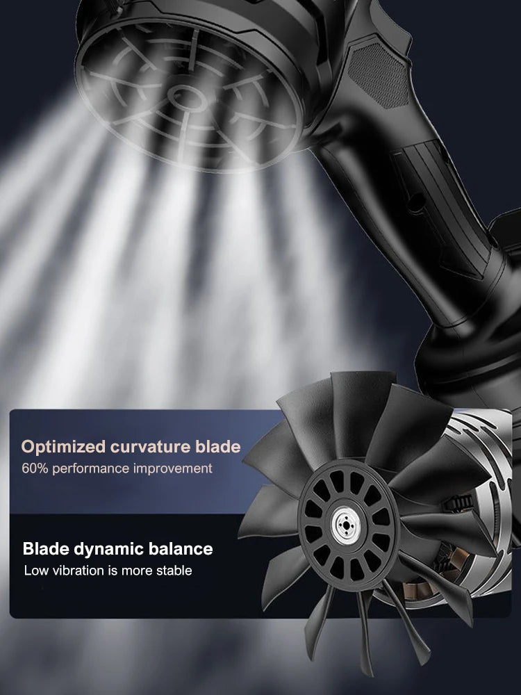 Air Blower Handheld 70mm Turbo Jet Fan Dust Cleaner Electric Jet Turbo Blower Portable Fan Brushless Motor Superstrong Instantan