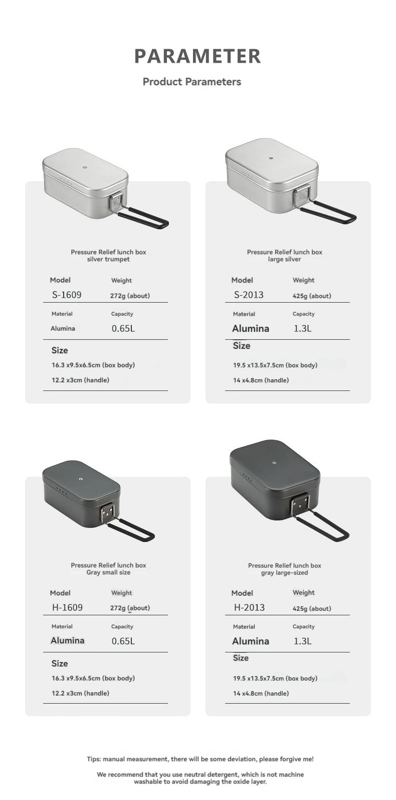 CAMPINGMOON Aluminum Oxide Portable Lunch Box, Open Flame Heated Outdoor Picnic Camping Lunch Box, Aluminum Lunch Box