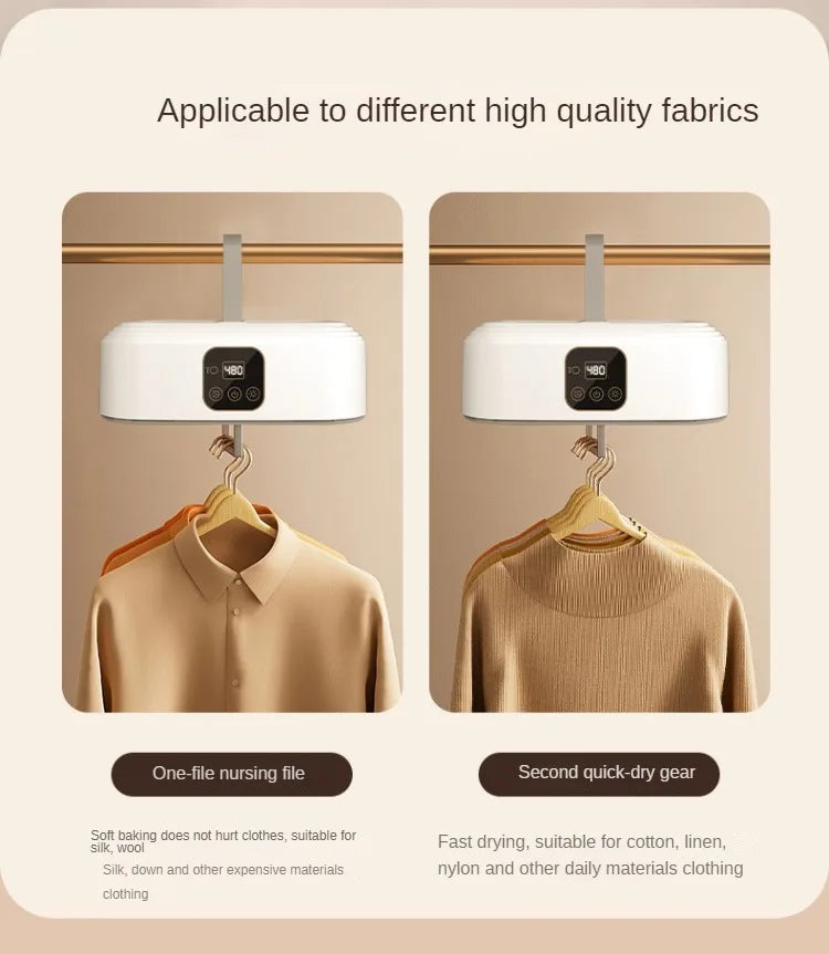 220V Foldable Compact Clothes Drying Machine with Smart Quick-dry Technology Baby Clothes Disinfection Dryer for Home Use