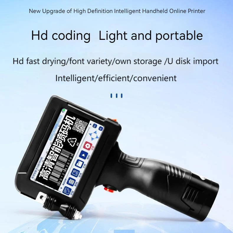 CJ780 fully automatic handheld online inkjet printer small handheld inkjet printer production date intelligent coding machine