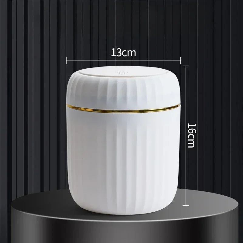 9L/12L DIY Cream-Colored Wall-mounted Kitchen Trash Can with Lid for Food Waste and Bathroom No Bending High Appearance Level