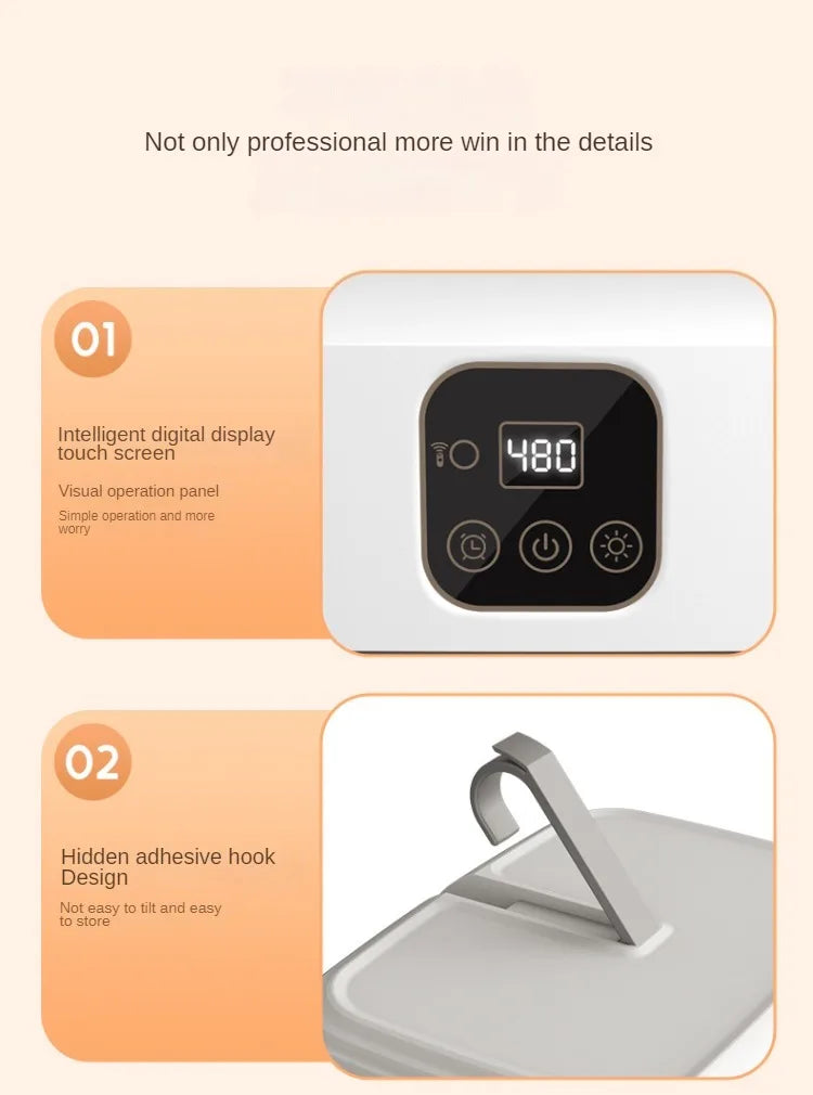 220V Foldable Compact Clothes Drying Machine with Smart Quick-dry Technology Baby Clothes Disinfection Dryer for Home Use