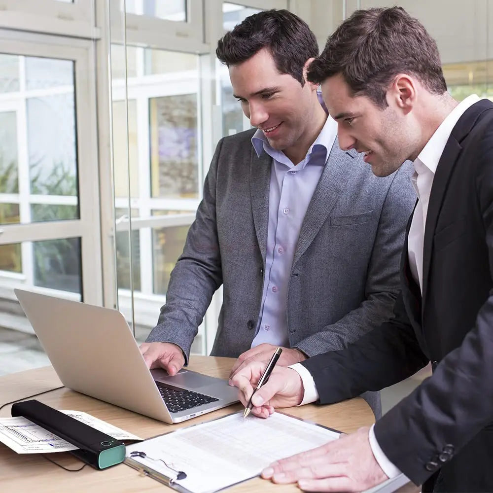 Mini Phomemo M08F Portable Printer Bluetuth Thermal Printer Compatible with Android, iOS & Laptop Portable Wireless A4 Printers