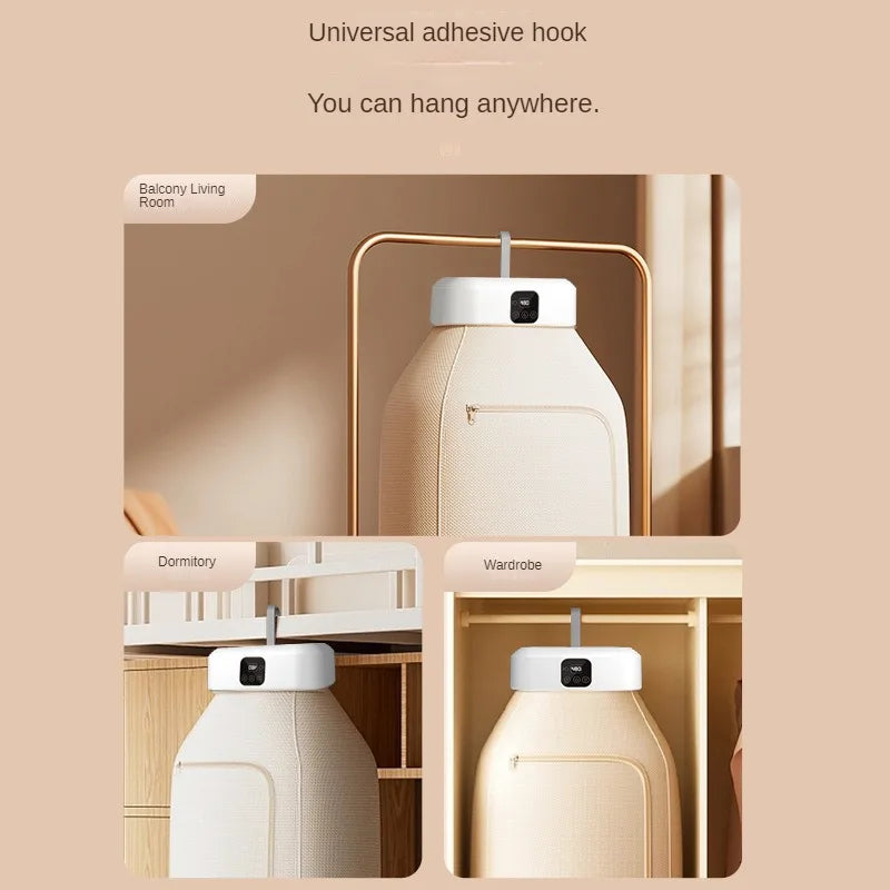 220V Foldable Compact Clothes Drying Machine with Smart Quick-dry Technology Baby Clothes Disinfection Dryer for Home Use