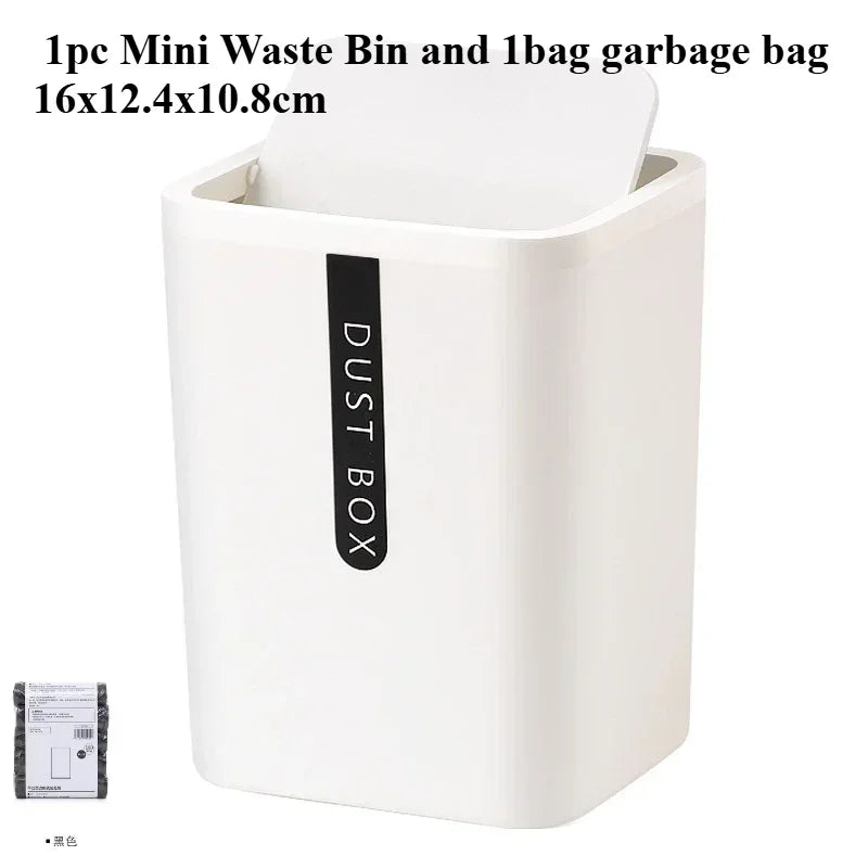 9L/12L DIY Cream-Colored Wall-mounted Kitchen Trash Can with Lid for Food Waste and Bathroom No Bending High Appearance Level