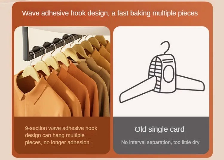 220V Foldable Compact Clothes Drying Machine with Smart Quick-dry Technology Baby Clothes Disinfection Dryer for Home Use