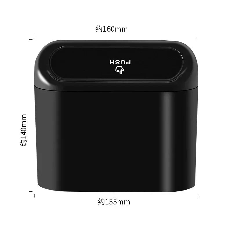 9L/12L DIY Cream-Colored Wall-mounted Kitchen Trash Can with Lid for Food Waste and Bathroom No Bending High Appearance Level